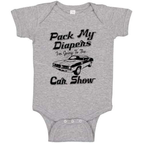 I'm Going To The Car Show Baby One Piece Bodysuit Or Toddler Shirt Cute Outfit for Vintage Car Event