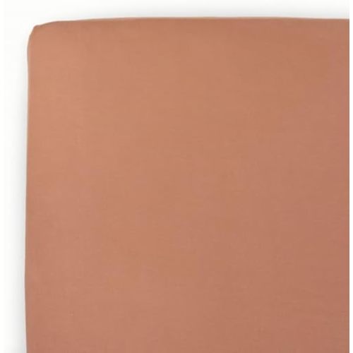 Little Unicorn Premium Stretch Knit Crib Sheet |Super Soft with Optimal Stretch (Terracotta)