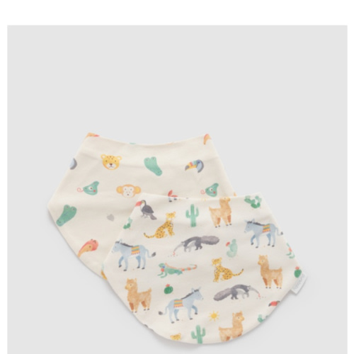 2 Pack Dribble Bib -Babies