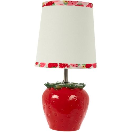 Hobby Lobby Fruit Table Lamp with Ceramic Base, 13.25 inch (Strawberry)