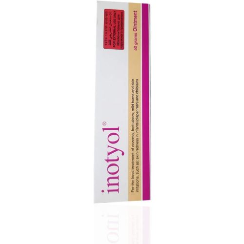 Inotyol Ointment for Treatment of Baby Diaper Rash,Eczema,Foot Ulcers,Skin Redness 1.76 o.z