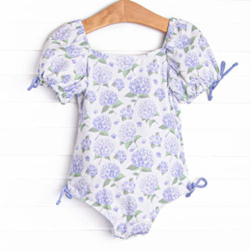 Beachside Blooms One Piece, Blue – Stitchy Fish