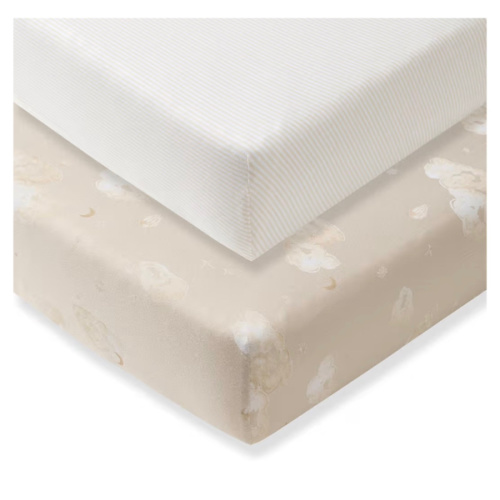 Solid Organic Cotton BEESNUG® Fitted Crib Sheet - Nightfall