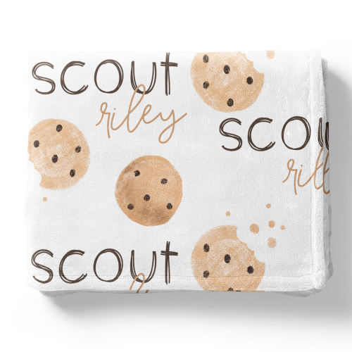 Cookie Crumble Personalized Toddler Blanket