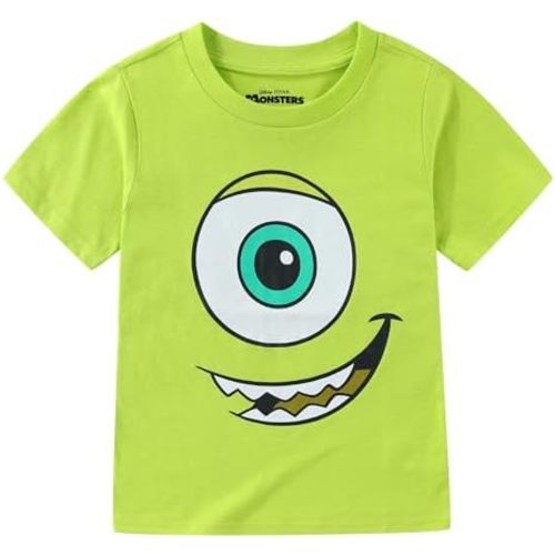 Disney Monsters Inc. Mike Wazowski Sulley Boys Short Sleeve T-Shirt for Toddler