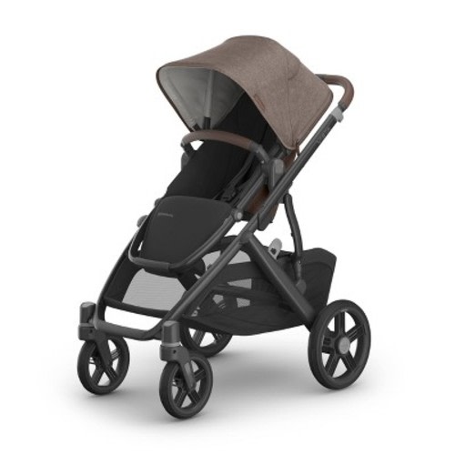 UPPAbaby Vista V3 Full-Size Stroller - Owen: Adjustable Harness, Canopy, Machine Washable Seat Pad, Folds for Easy Transport