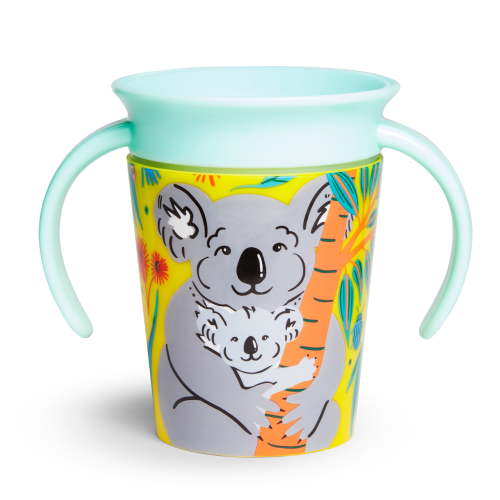 Munchkin® Miracle® 360° WildLove Trainer Sippy Cup, 6 oz, Koala, Unisex