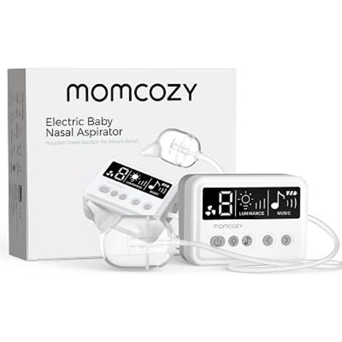 Momcozy Nasal Aspirator for Baby, 【Hospital-Grade】 70 KPa, 9 Levels