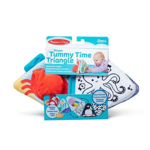 Melissa & Doug Ocean Tummy Time Triangle Infant Baby Toy
