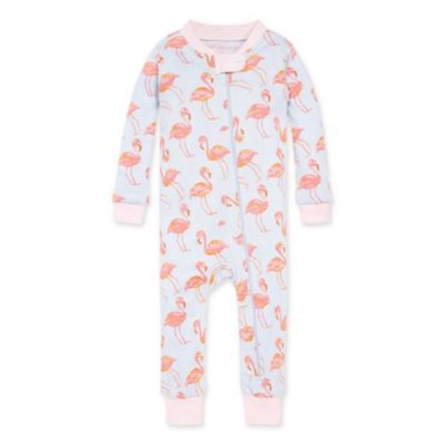 Burt's Bees Baby® Size 12M Fancy Flamingo Organic Cotton Footless Pajama in Pink - PINK - 12 MONTHS