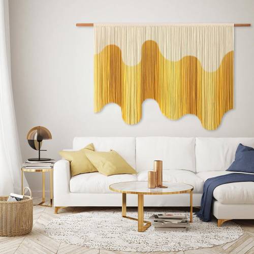 Large Irregular Macrame Wall Hanging