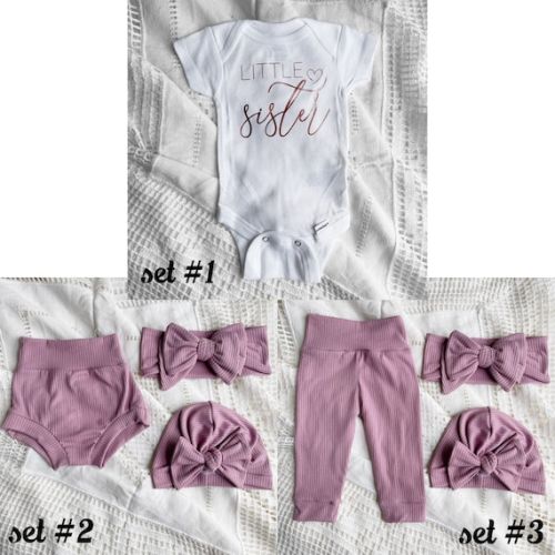 Little Sister Onesie®, Little Sister Coming Home Outfit, Little Sister, Little Sister Outfit, Newborn Girl Coming Home Outfit, Baby Sister - Etsy