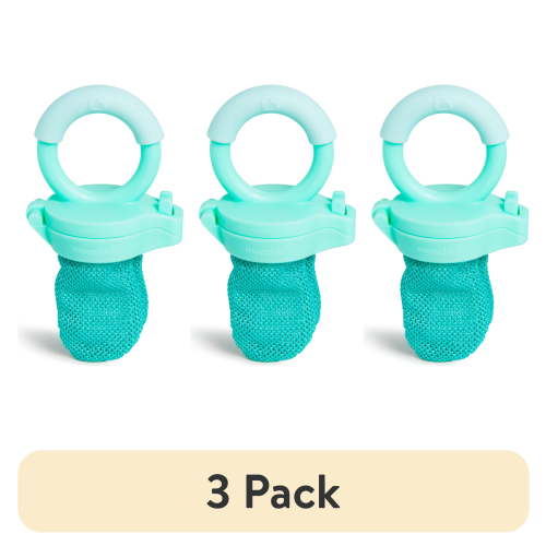 (3 pack) Munchkin® Fresh Food Feeder, Blue/Mint, Unisex, 2 Pack