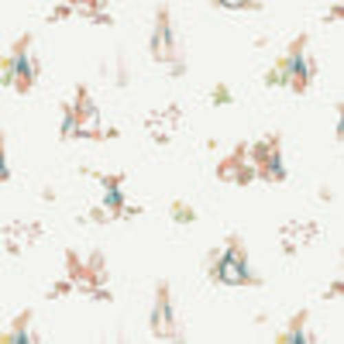 PETER RABBIT™ COTTON MUSLIN CRIB SHEETS | Saranoni