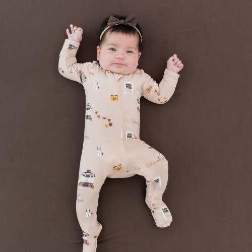 Zippered Footie in Gilmore Girls – Kyte Baby
