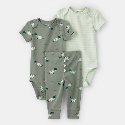 Baby Carter’s 3-pc. Dinosaur Bodysuit & Pant Set