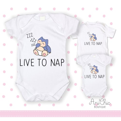 Pokemon: Live To Nap Onesie