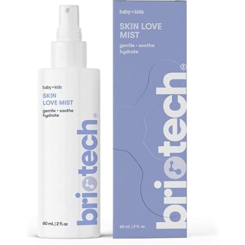 BRIOTECH Baby Skin Love Spray Hypochlorous Acid Mist, Gentle Care, 2 oz
