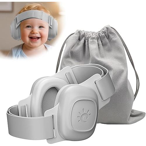Baby Ear Protection for Infants and Toddlers, Baby Hearing Protection 3-48 Months, CE & ANSI Certified, 25dB Noise Cancelling Headphones for Travel, Airplanes
