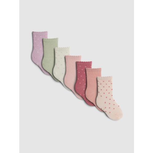 7pk Spot Socks