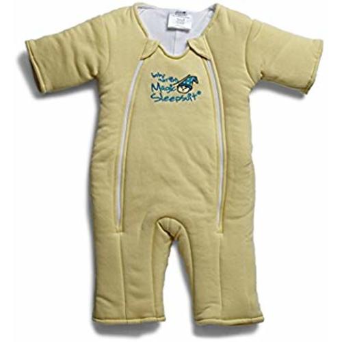 Baby Merlin's Magic Sleepsuit - Swaddle Transition Product - Cotton - Yellow - 3-6 Months