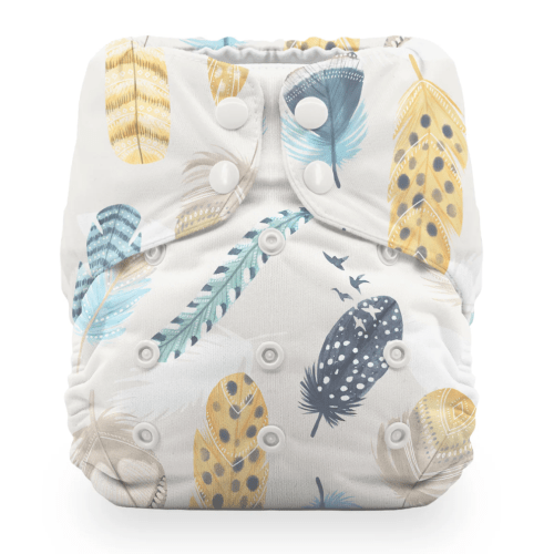 All in One Cloth Diaper | Organic Cotton + Hemp | Wild Plume