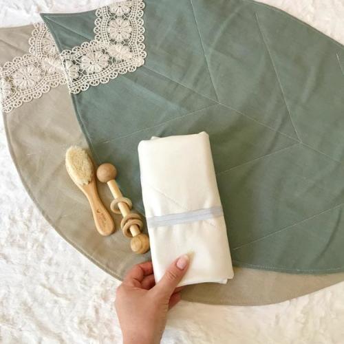 Sage LEAF diaper changing mat – NewMomDesigns