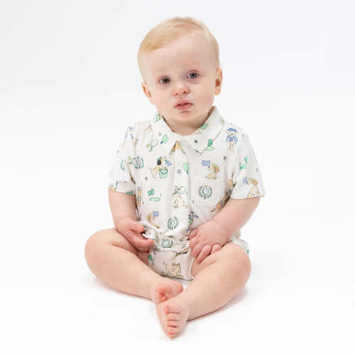 Country Club Dogs Neutral - Polo Shortie