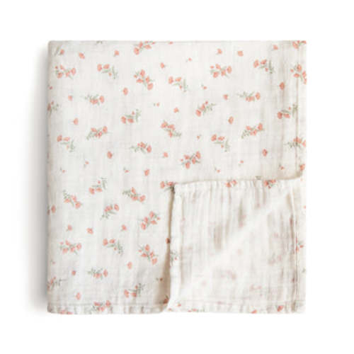 Organic Cotton Mushie Baby Muslin Swaddle Blanket