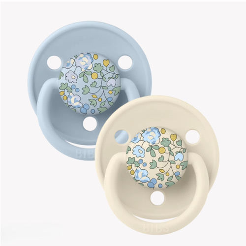 BIBS x LIBERTY Pacifiers 2 Pack Eloise - Baby Blue Mix