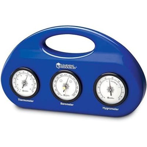 Learning Resources Weather Center Kit, Weather Science for Kids, Meteorology for Kids, Science at Home, Barometer, Thermometer, Hygrometer