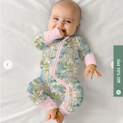 Watercolor Mallard Duck Bamboo Convertible Zippy