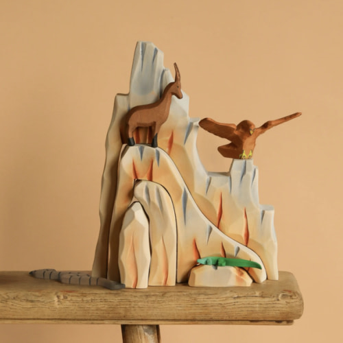 Bumbu Handmade Wooden Mountain Cliff Scene– Odin Parker