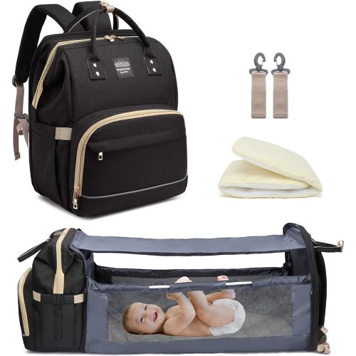 GITIBAB Diaper Bag Backpack,Large Multifunction Diaper Bags for Boys Girls-Portable Changing Pad, Stroller Straps, Insulated Pockets -Baby Registry Search,Newborn Essentials Baby Gifts