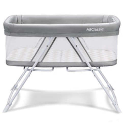MiClassic All mesh 2in1 Stationary & Rock Bassinet One-Second Fold Trave – Pete's Baby Essentials