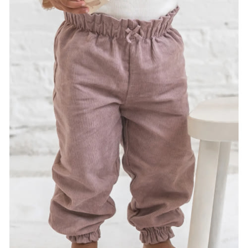 Awen Corduroy Ruffle Pant