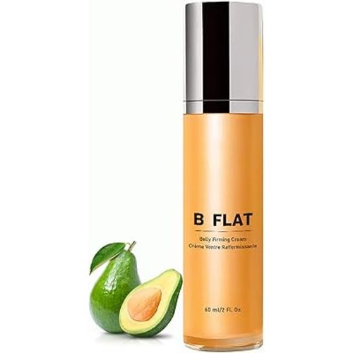 B Flat Belly Firming Cream - Stretch Mark, Tightening Belly Cream - Body Cream Skin Tightening for Stomach Thighs & Butt, Firming and Moisturizing Body
