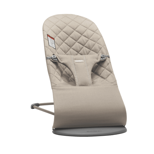 Bouncer Bliss: Sand gray - Woven, Classic quilt