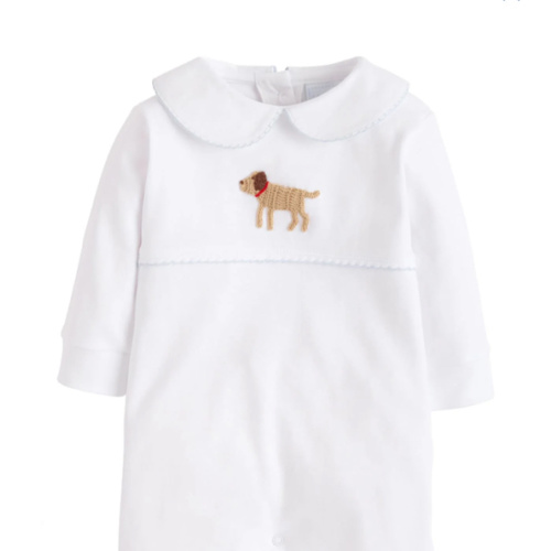 Boy Lab Crochet Playsuit for Baby | Little English