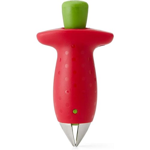 Chef'n Original Stem Gem Strawberry Huller, Red/Green - 102-138-005