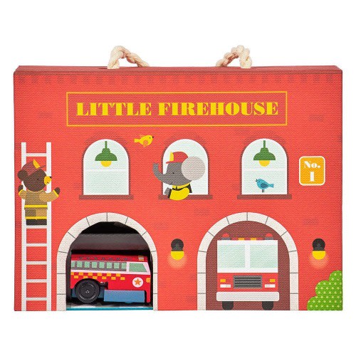 FIREHOUSE WIND UP AND GO PLAYSET – Bonjour Fête