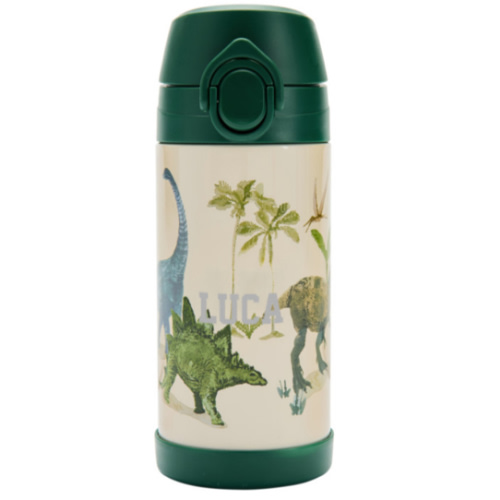 Mackenzie Jurassic Dino Insulated Water Bottle