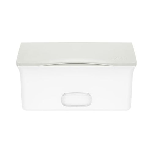 Ubbi Baby Wipes Dispenser with Weighted Plate and Secure Seal, Nursery and Baby Registry Essential to Keep Wipes Fresh, Oat