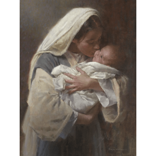 Morgan Weistling KISSING THE FACE OF GOD 14x11 Artist Signed Unframed Art Print