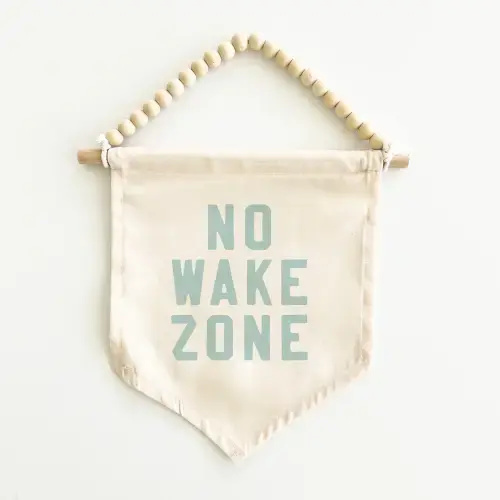 No Wake Zone Hang Sign