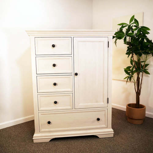 Fawn Baby Glacier Chifferobe in Brushed Ivory