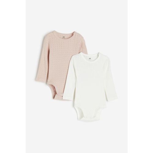 2-pack Long-sleeved Bodysuits