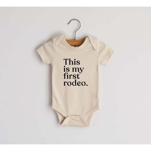 My First Rodeo Organic Onesie