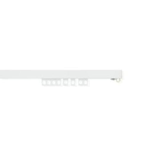 S-Fold Curtain Track - White