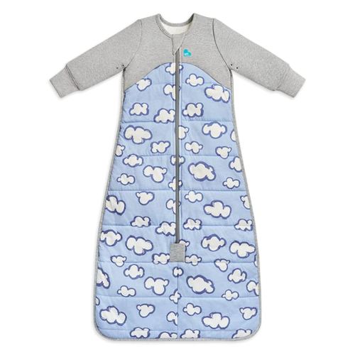 Love to Dream Warm Toddler Sleep Bag (18-36 Mo), Super Soft Temp Regulating Sleeping Sack, 2.5TOG Warm Wearable Blanket, Blue